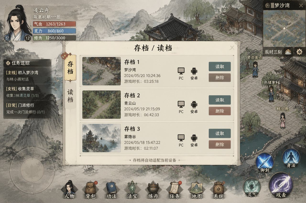 谪仙索欢录 攻略要点 场景图